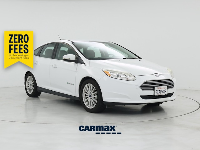 White 2017 Ford Focus Electric Hatchback Front-Wheel Drive Automatic