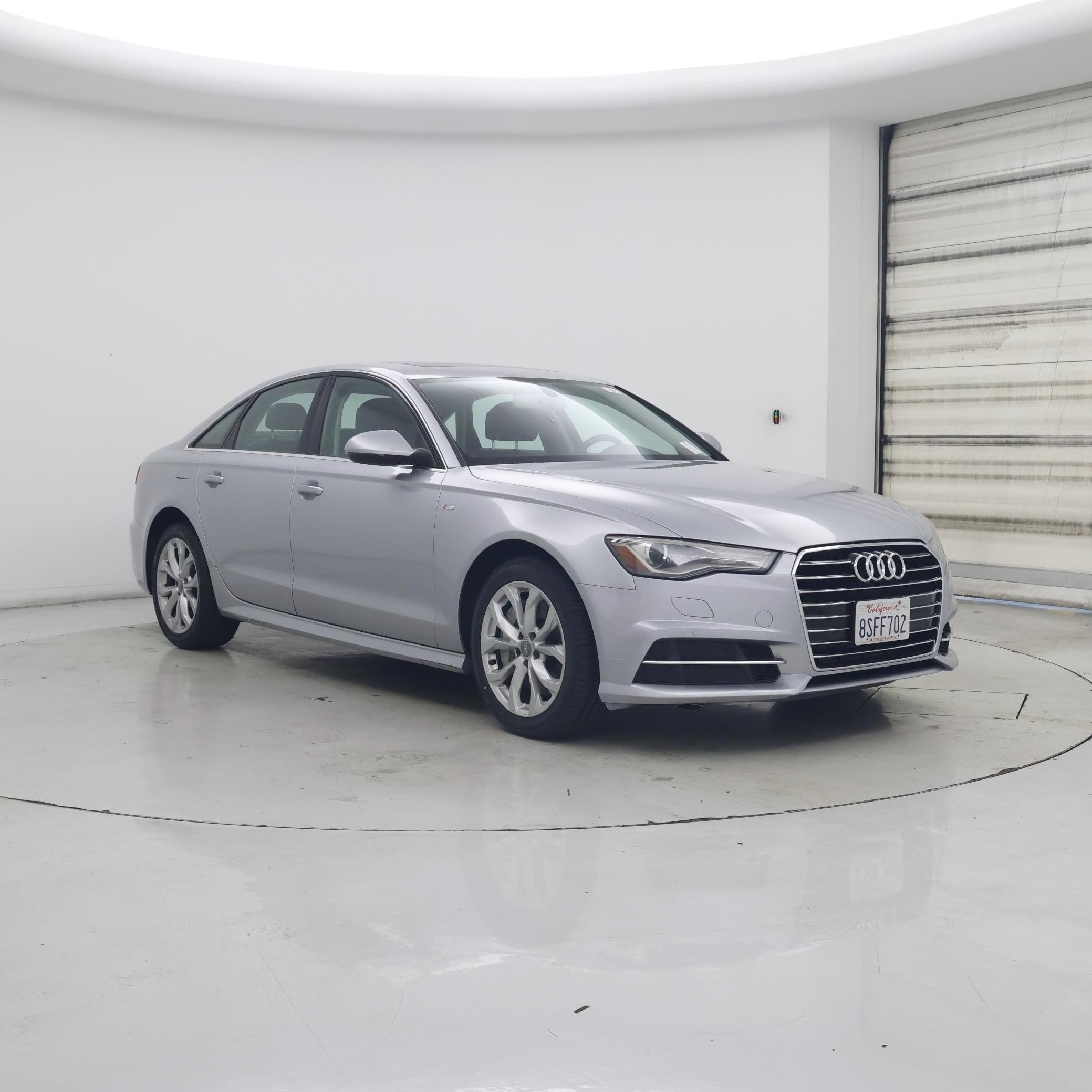 Silver 2018 Audi A6 Sedan Front-Wheel Drive Automatic