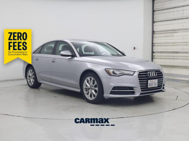 Silver 2018 Audi A6 Sedan Front-Wheel Drive Automatic