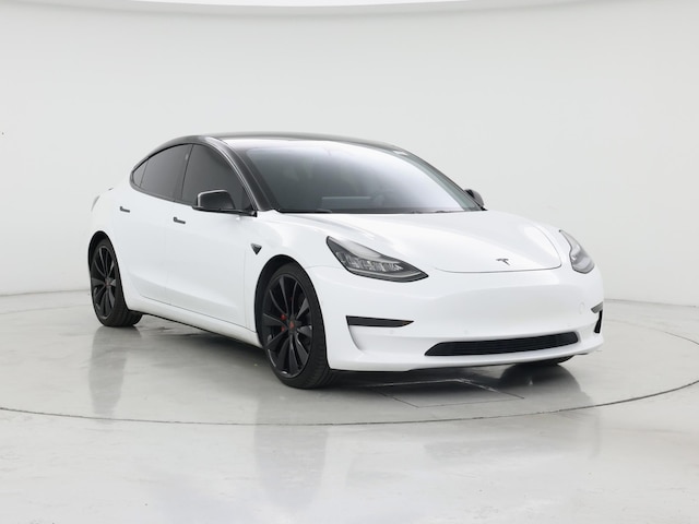 White 2020 Tesla Model 3 Performance AWD Sedan All-Wheel Drive Automatic