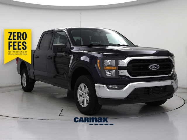 Blue 2023 Ford F-150 Pickup Truck Four-Wheel Drive Automatic