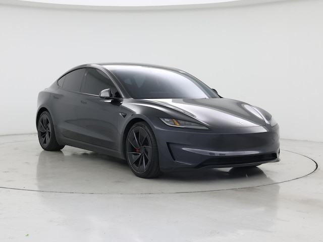 Gray 2025 Tesla Model 3 Performance AWD Sedan All-Wheel Drive Automatic
