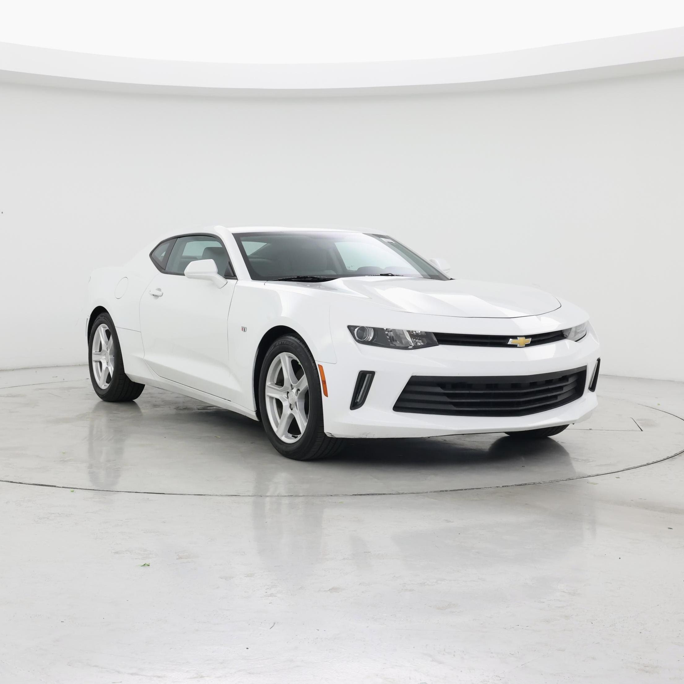 White 2016 Chevrolet Camaro Coupe Rear-Wheel Drive Manual