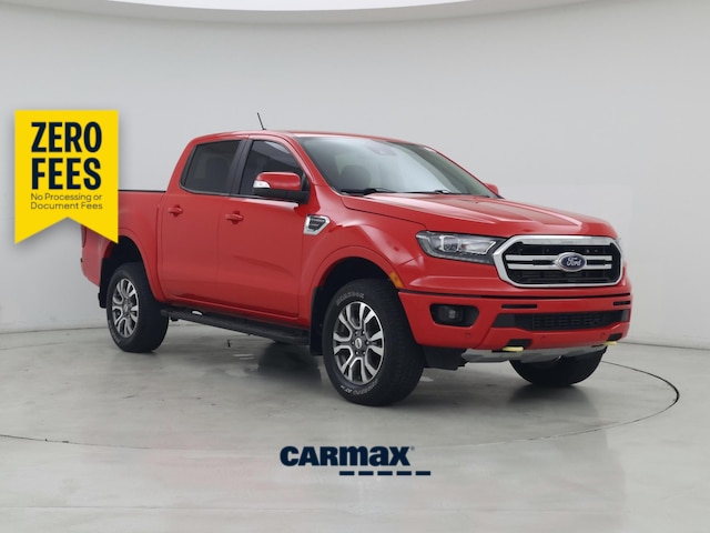 Red 2020 Ford Ranger Lariat SuperCrew RWD Pickup Truck 4X2 Automatic