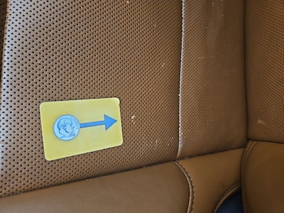 Passenger Seat  Cosmetic Imperfection