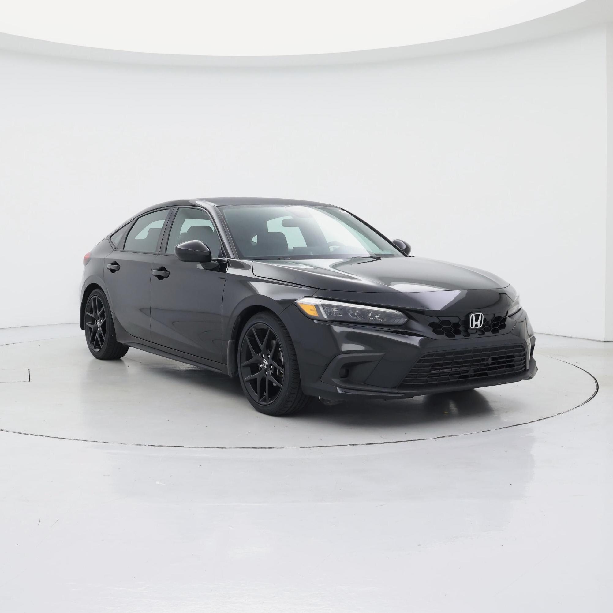 Gray 2024 Honda Civic Hatchback Hatchback Front-Wheel Drive Automatic