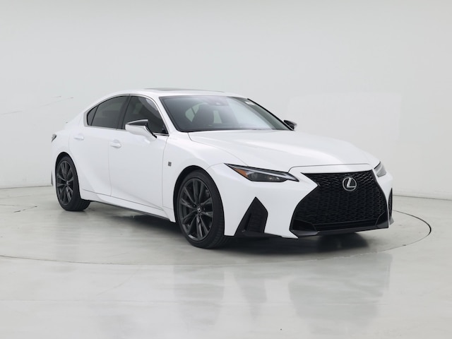 White 2025 Lexus IS 350 F Sport Design RWD Sedan Rear-Wheel Drive Automatic