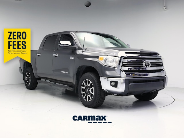 Gray 2016 Toyota Tundra TRD Pro CrewMax 5.7L 4WD Pickup Truck Four-Wheel Drive Automatic