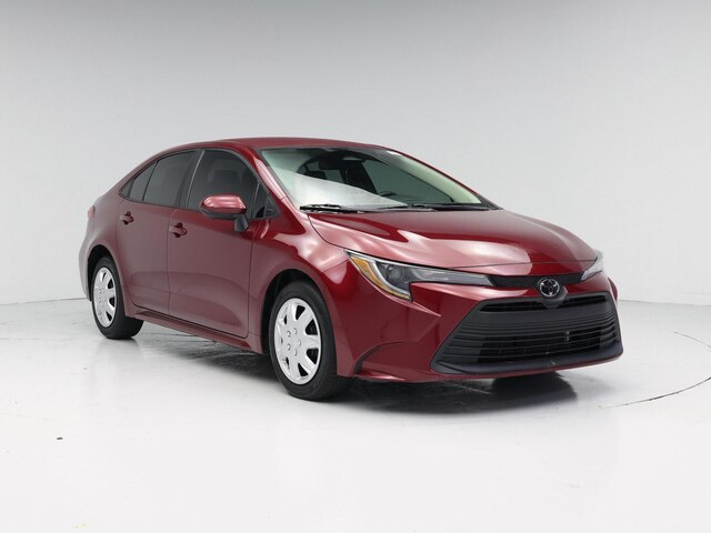 Red 2024 Toyota Corolla LE FWD Sedan Front-Wheel Drive Automatic