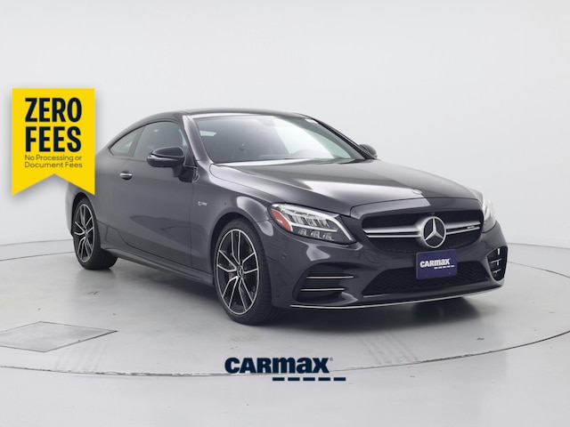 Gray 2019 Mercedes-Benz C-Class Coupe All-Wheel Drive Automatic