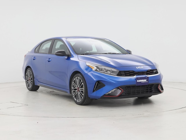 Blue 2022 Kia Forte GT FWD Sedan Front-Wheel Drive Manual
