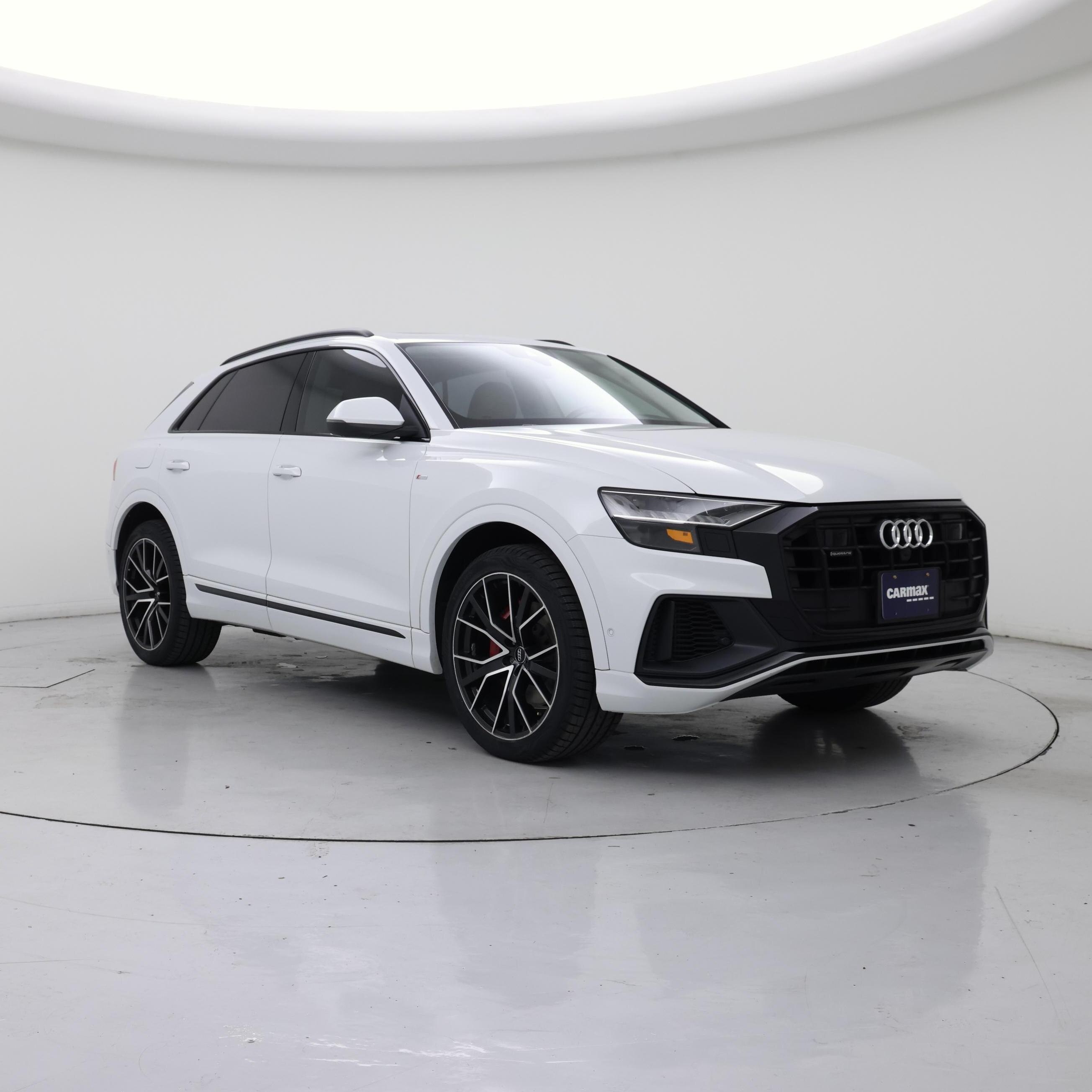 White 2020 Audi Q8 quattro Prestige 55 TFSI SUV / Crossover All-Wheel Drive Automatic