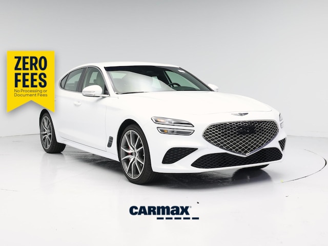 White 2025 Genesis G70 Sedan Rear-Wheel Drive Automatic