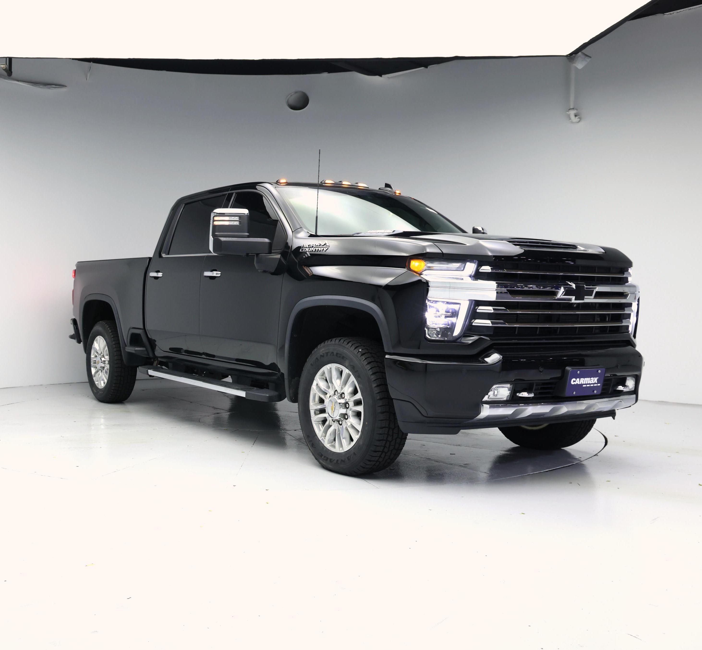 Black 2021 Chevrolet Silverado 2500HD Pickup Truck Four-Wheel Drive Automatic