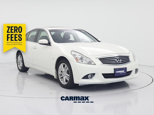 White 2015 INFINITI Q40 3.7 AWD Sedan All-Wheel Drive Automatic