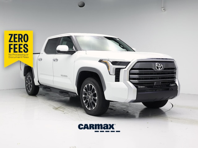 White 2025 Toyota Tundra Limited CrewMax Cab 4WD Pickup Truck Four-Wheel Drive Automatic