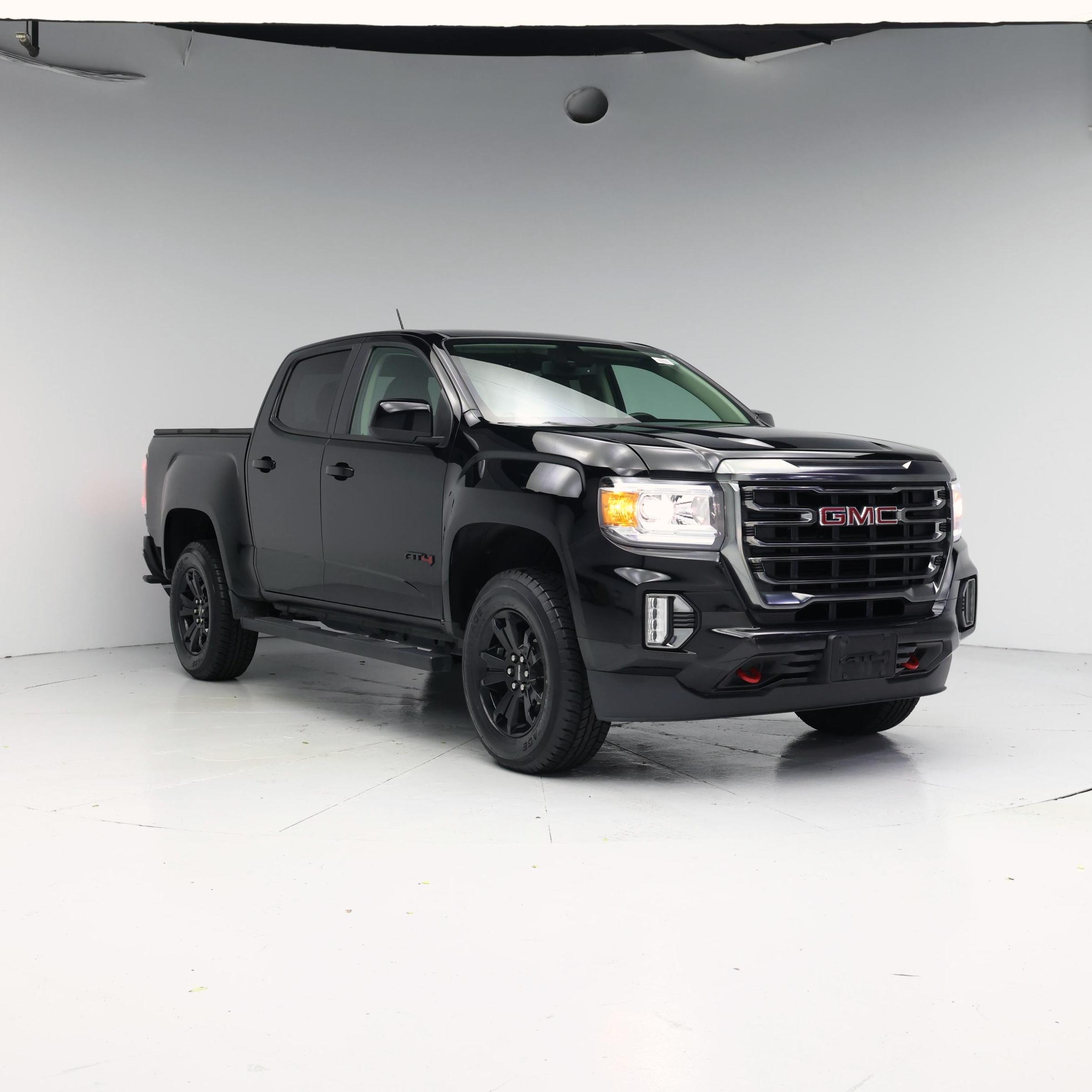 Black 2022 GMC Canyon Pickup Truck Four-Wheel Drive Automatic