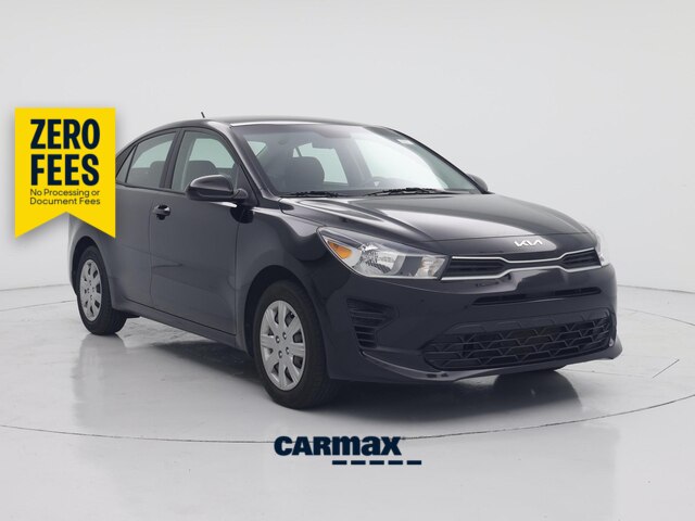 Black 2022 Kia Rio Sedan Front-Wheel Drive Automatic