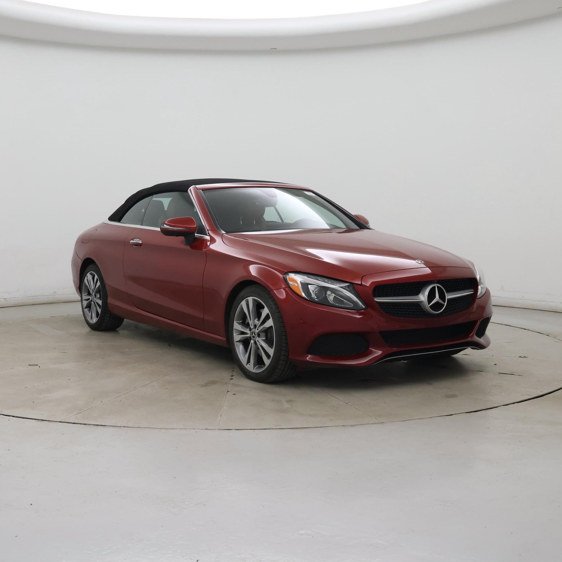 Red 2018 Mercedes-Benz C-Class Convertible All-Wheel Drive Automatic