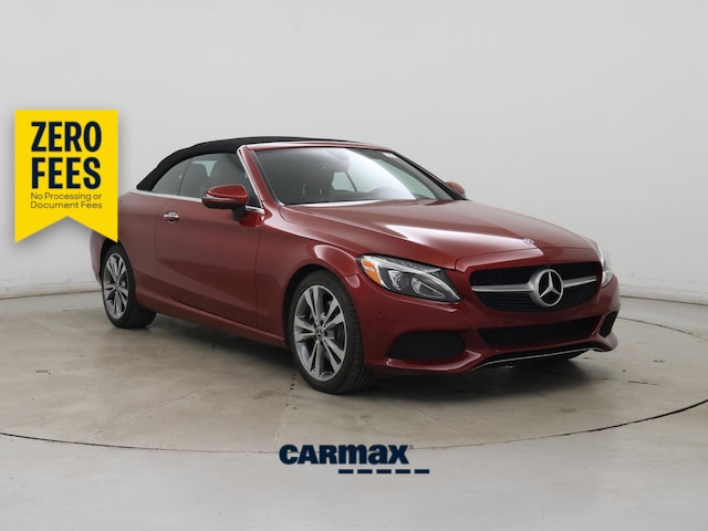Red 2018 Mercedes-Benz C-Class Convertible All-Wheel Drive Automatic