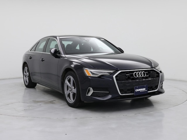 Blue 2024 Audi A6 quattro Premium Plus 45 TFSI Sedan All-Wheel Drive Automatic