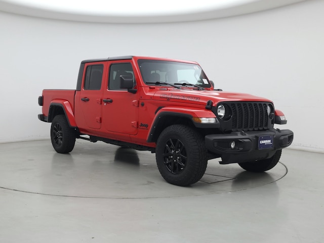 Red 2021 Jeep Gladiator 80th Anniversary Edition Crew Cab 4WD Pickup Truck Four-Wheel Drive Automatic