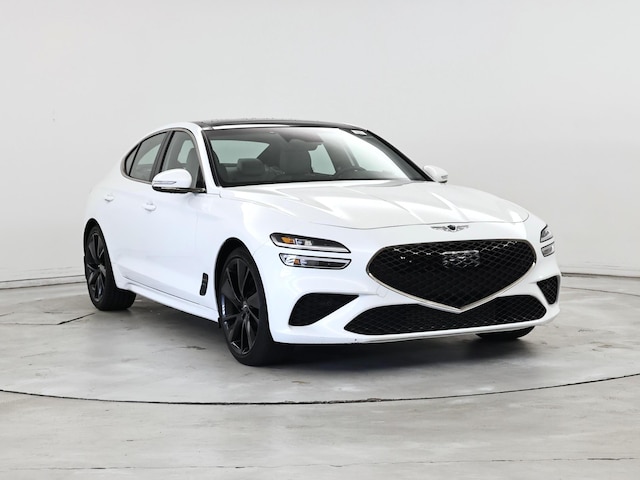 White 2023 Genesis G70 2.0T RWD Sedan Rear-Wheel Drive Automatic