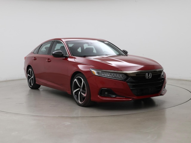 Red 2021 Honda Accord Sport FWD Sedan Front-Wheel Drive Automatic