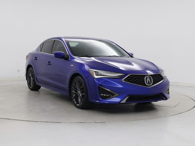 Blue 2022 Acura ILX FWD with Premium and A-SPEC Package Sedan Front-Wheel Drive Automatic