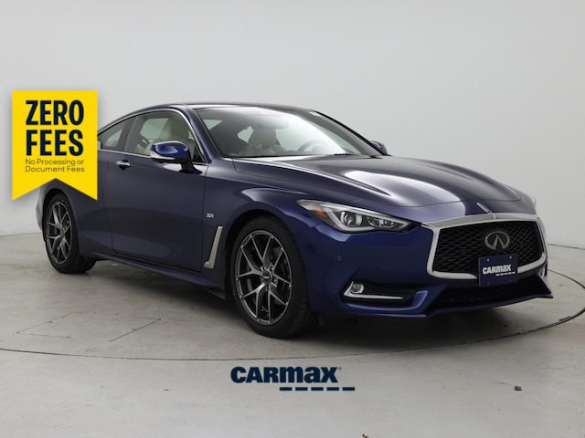 Blue 2020 INFINITI Q60 3.0t Luxe Coupe AWD Coupe All-Wheel Drive Automatic