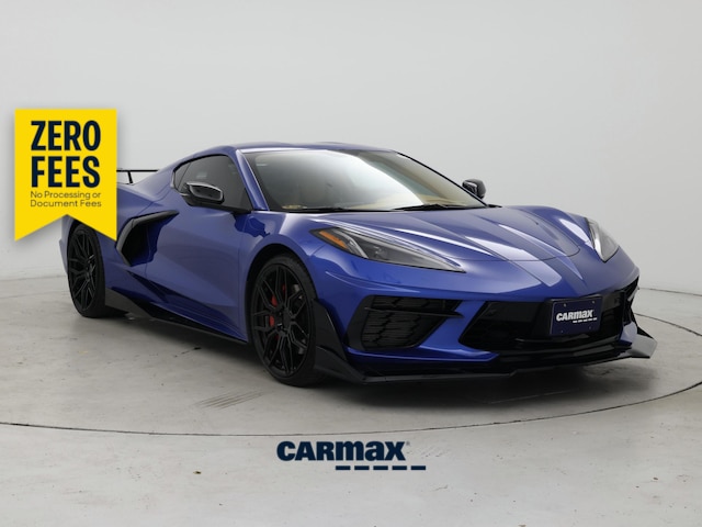 Blue 2020 Chevrolet Corvette Stingray 3LT Coupe RWD Coupe Rear-Wheel Drive Automatic
