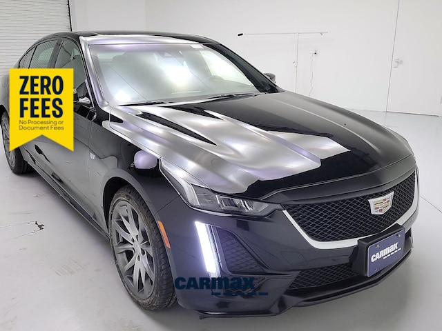 Black 2022 Cadillac CT5 Sedan All-Wheel Drive Automatic