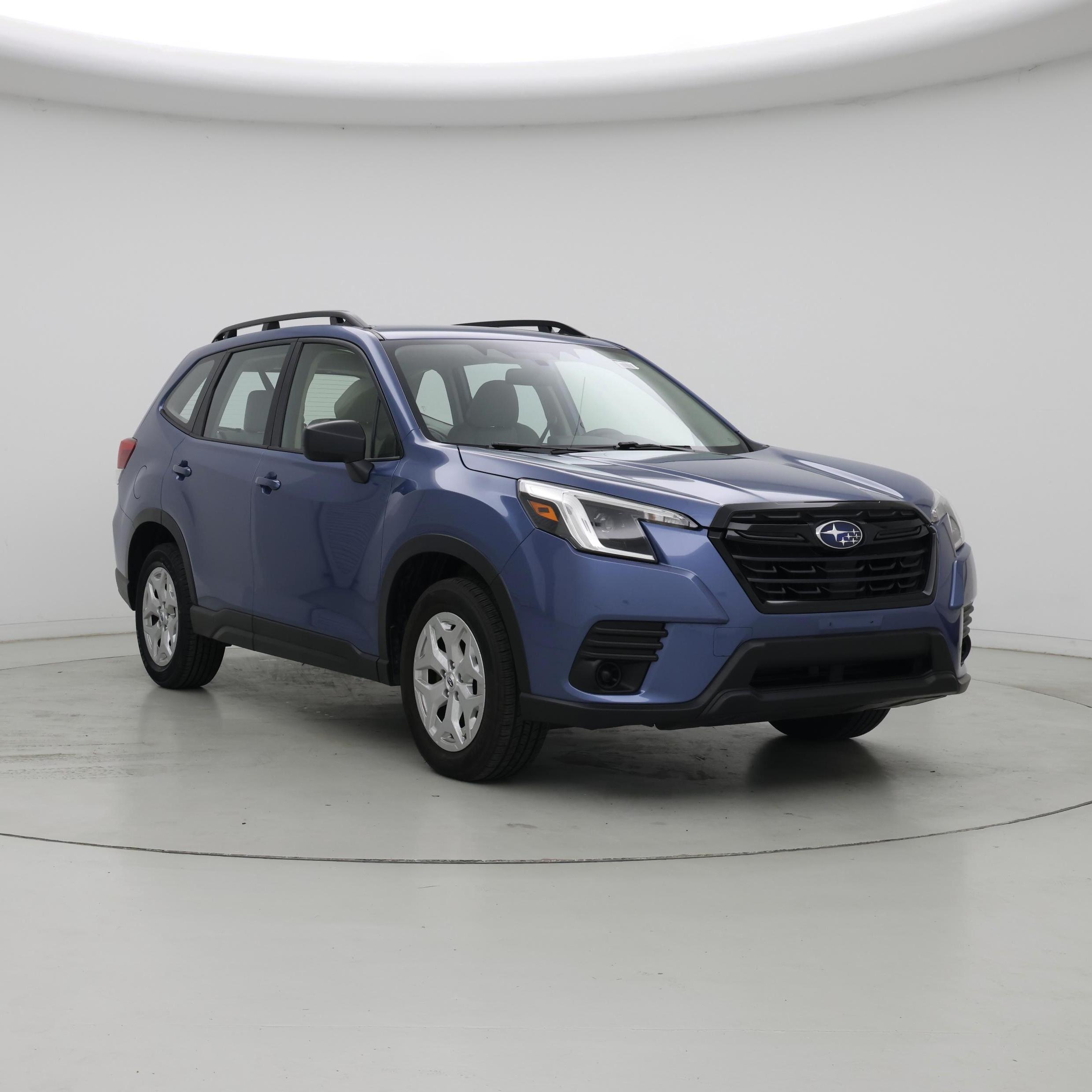 Blue 2022 Subaru Forester Crossover AWD SUV / Crossover All-Wheel Drive Automatic