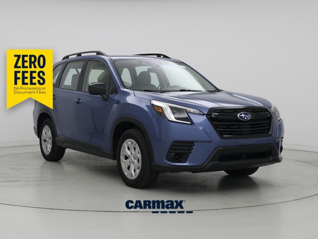 Blue 2022 Subaru Forester Crossover AWD SUV / Crossover All-Wheel Drive Automatic