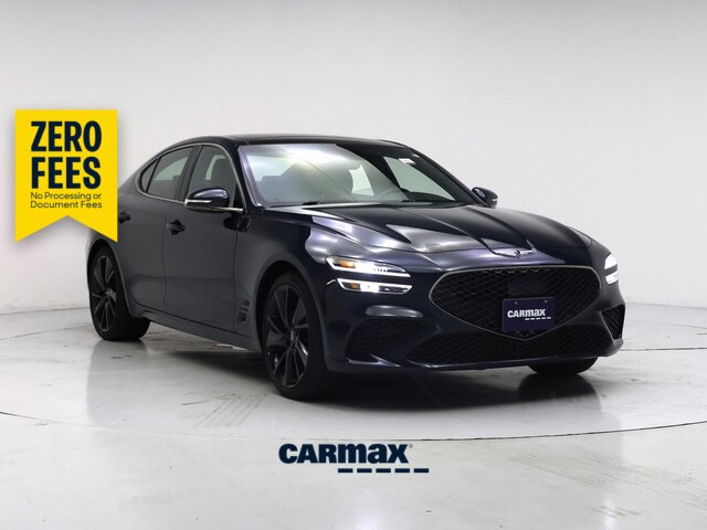 Blue 2023 Genesis G70 2.0T RWD Sedan Rear-Wheel Drive Automatic