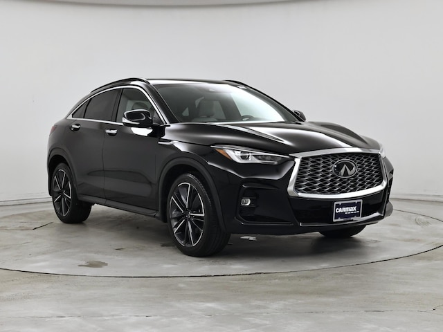 Black 2023 INFINITI QX55 Luxe AWD SUV / Crossover All-Wheel Drive Automatic