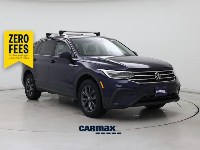 Blue 2022 Volkswagen Tiguan SUV / Crossover All-Wheel Drive Automatic
