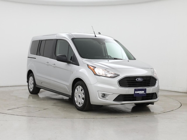 Silver 2020 Ford Transit Connect Wagon XLT LWB FWD with Rear Liftgate Van Front-Wheel Drive Automatic