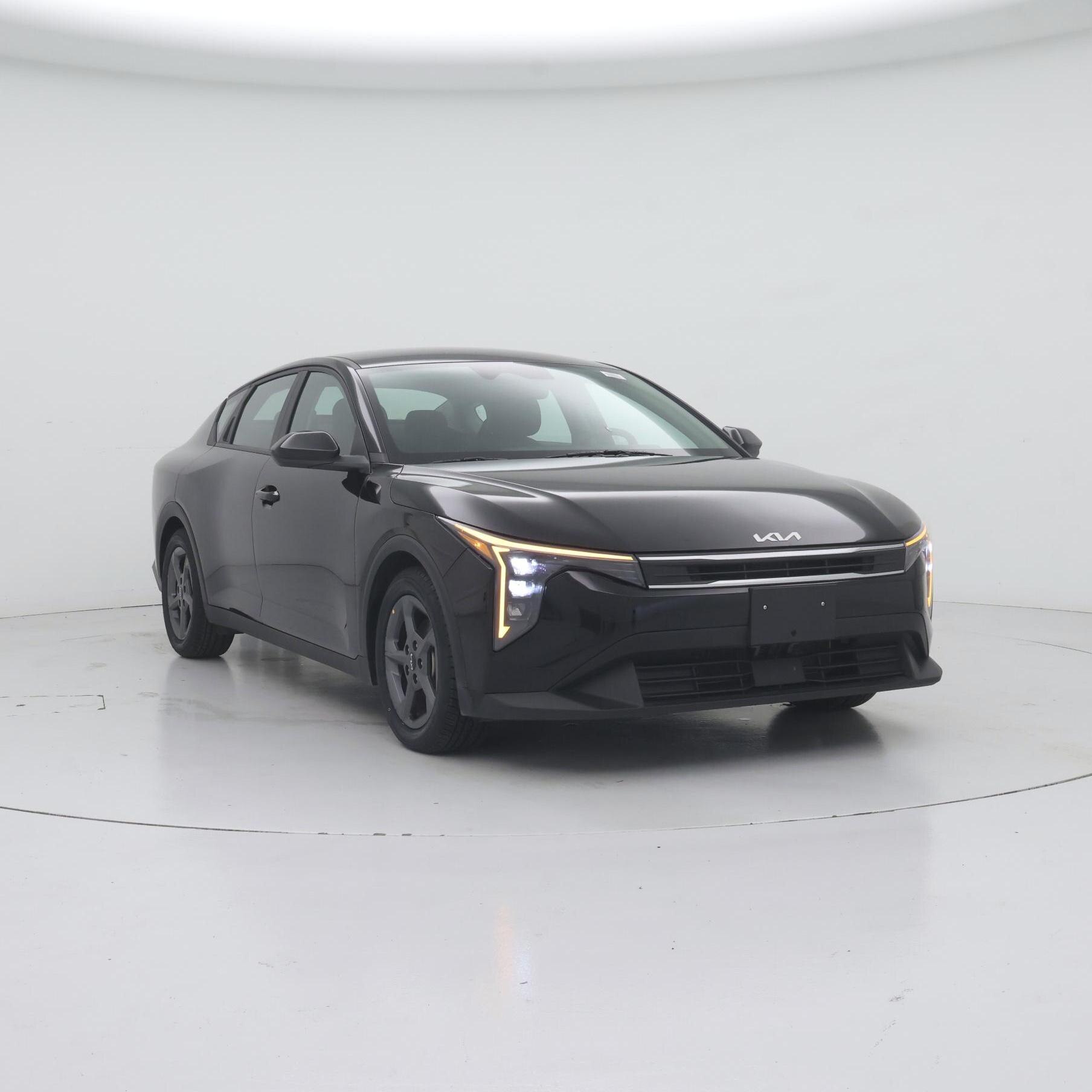 Black 2025 Kia K4 LXS FWD Sedan Front-Wheel Drive Automatic