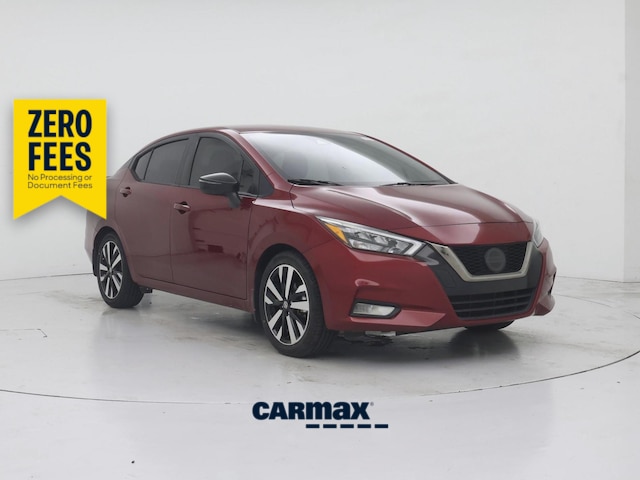 Red 2021 Nissan Versa SR FWD Sedan Front-Wheel Drive Automatic