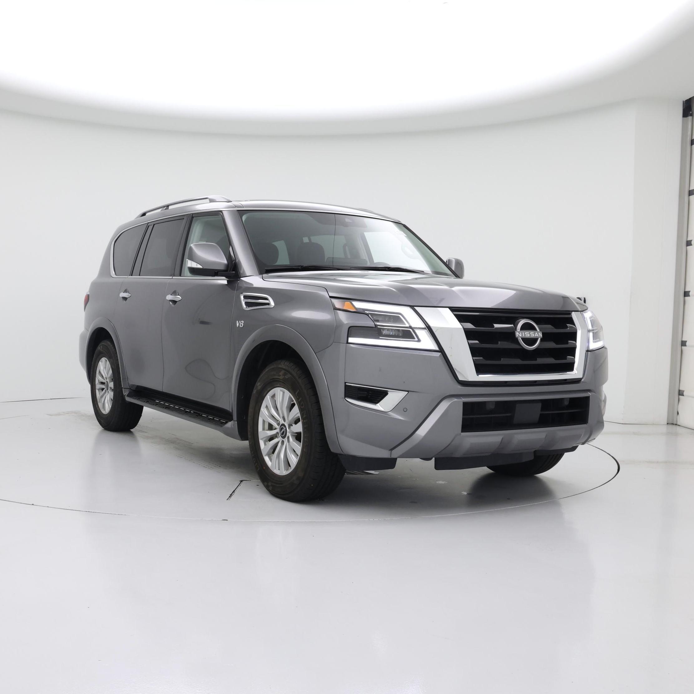 Gray 2022 Nissan Armada SUV / Crossover Four-Wheel Drive Automatic