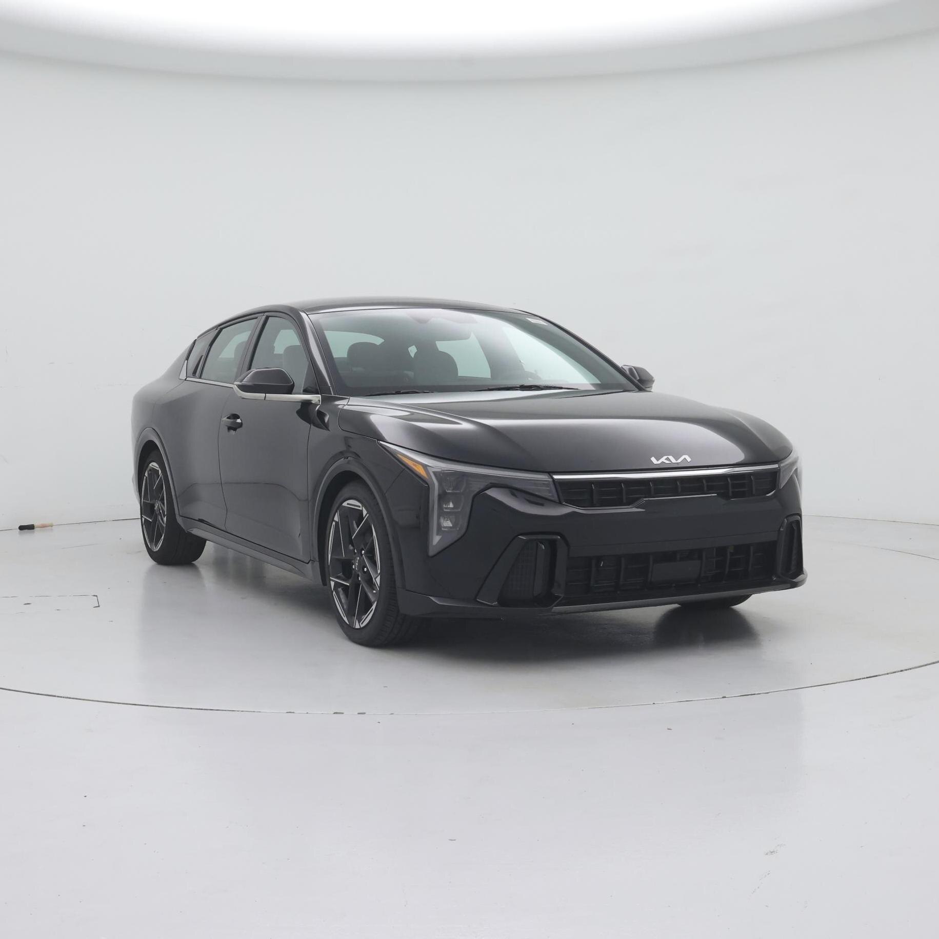 Black 2025 Kia K4 GT-Line FWD Sedan Front-Wheel Drive Automatic