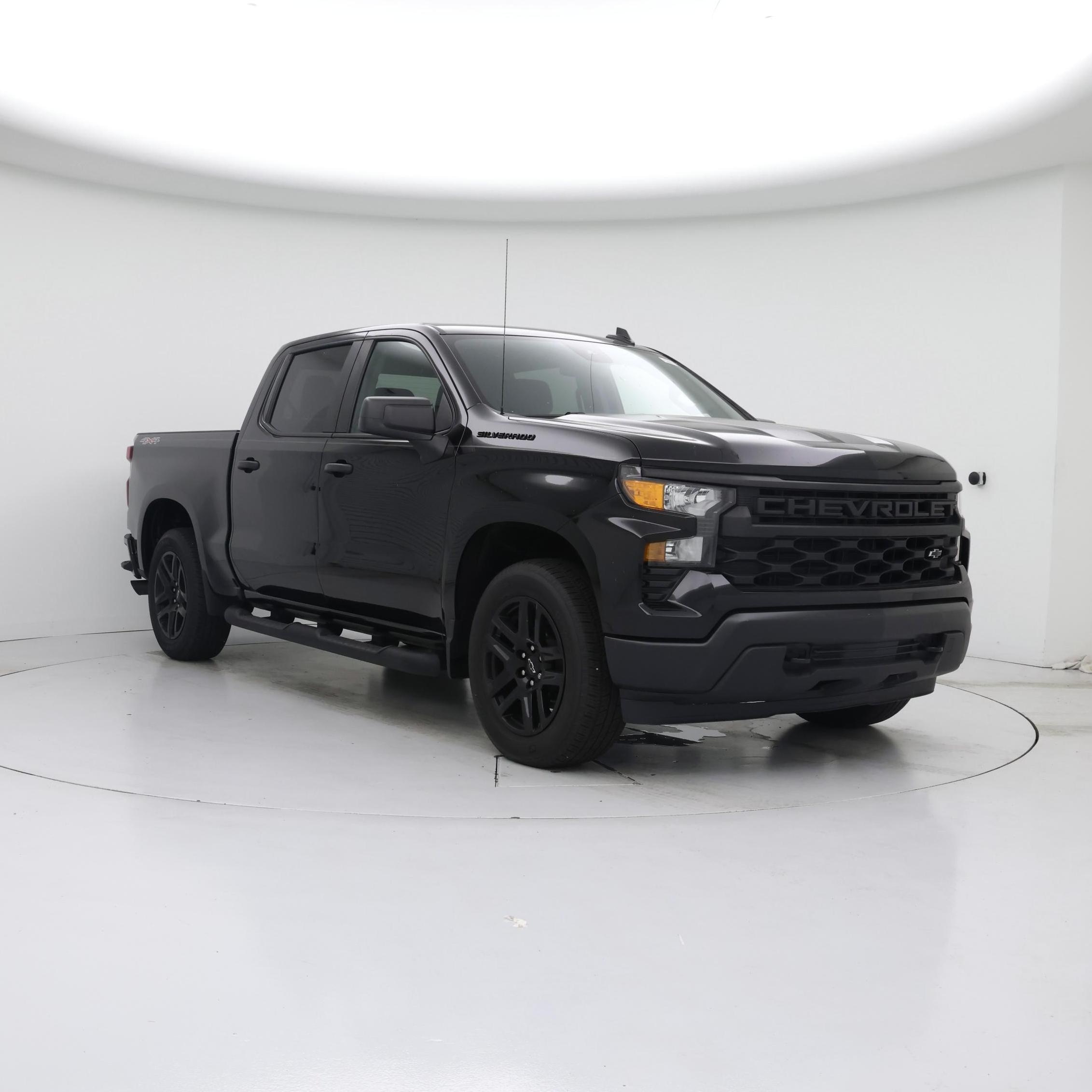 Black 2023 Chevrolet Silverado 1500 Pickup Truck Four-Wheel Drive Automatic