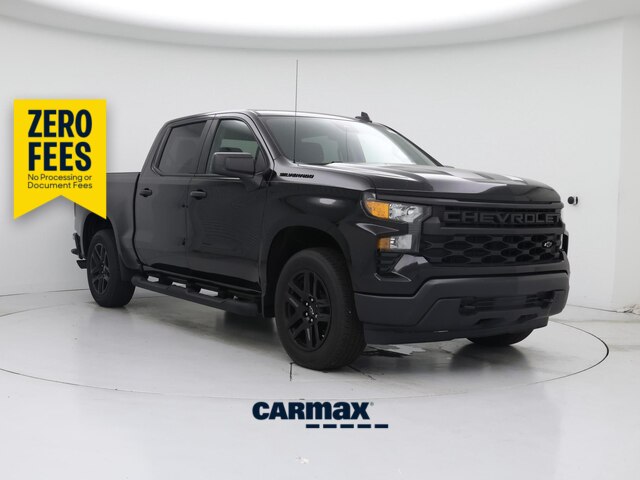 Black 2023 Chevrolet Silverado 1500 Pickup Truck Four-Wheel Drive Automatic