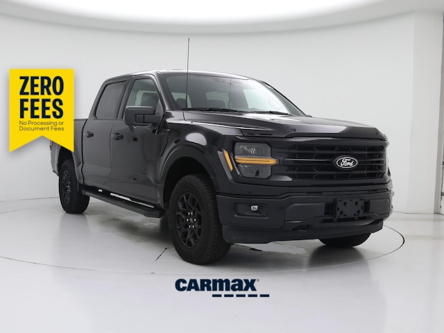 Black 2025 Ford F-150 Pickup Truck Four-Wheel Drive Automatic