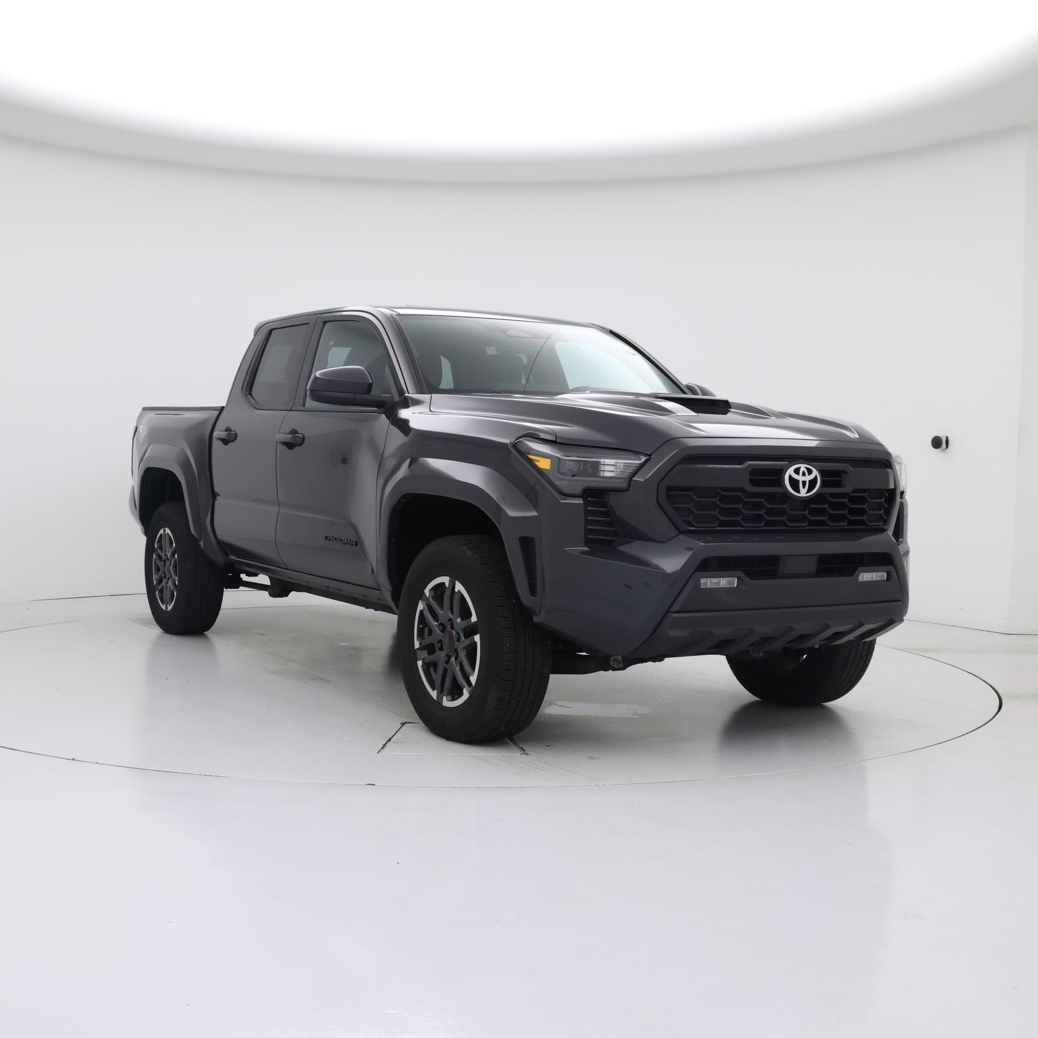 Gray 2024 Toyota Tacoma Pickup Truck Four-Wheel Drive Manual