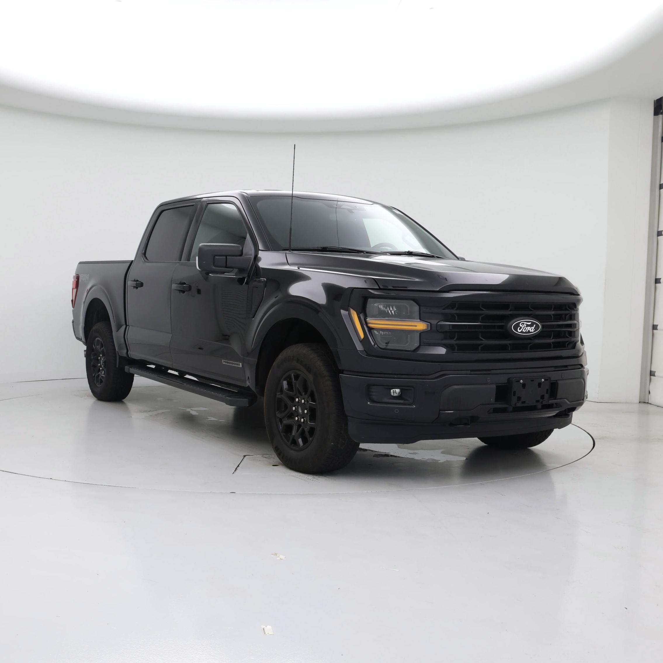 Black 2025 Ford F-150 Pickup Truck Four-Wheel Drive Automatic