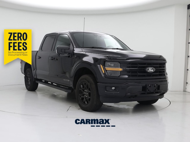 Black 2025 Ford F-150 Pickup Truck Four-Wheel Drive Automatic