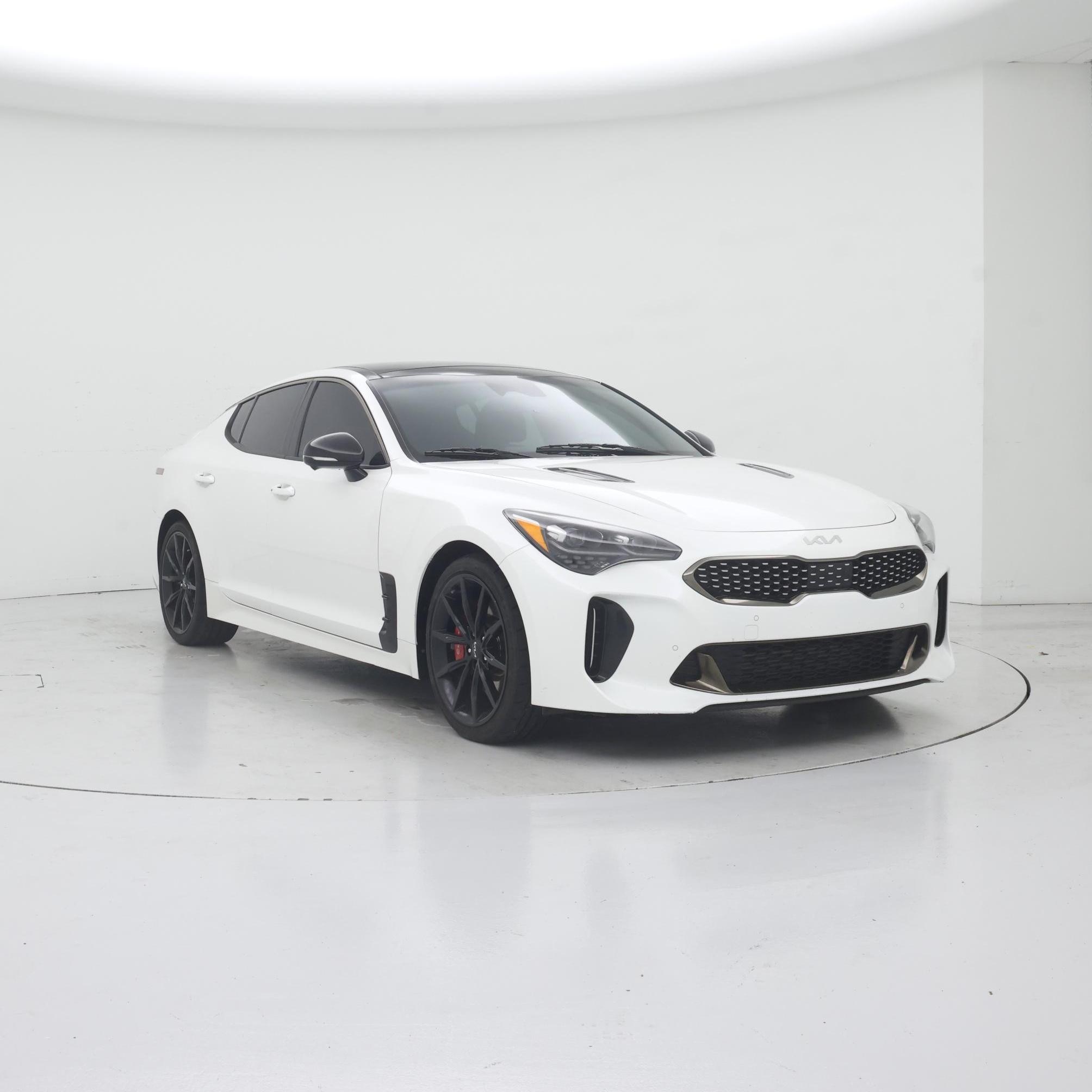 White 2022 Kia Stinger Sedan Rear-Wheel Drive Automatic