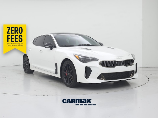 White 2022 Kia Stinger Sedan Rear-Wheel Drive Automatic
